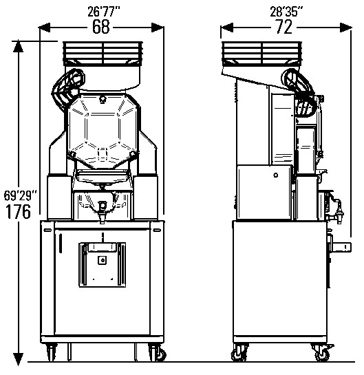 Zumex Speed SelfService Pdm Zummo and Zumex Juicers New/Used